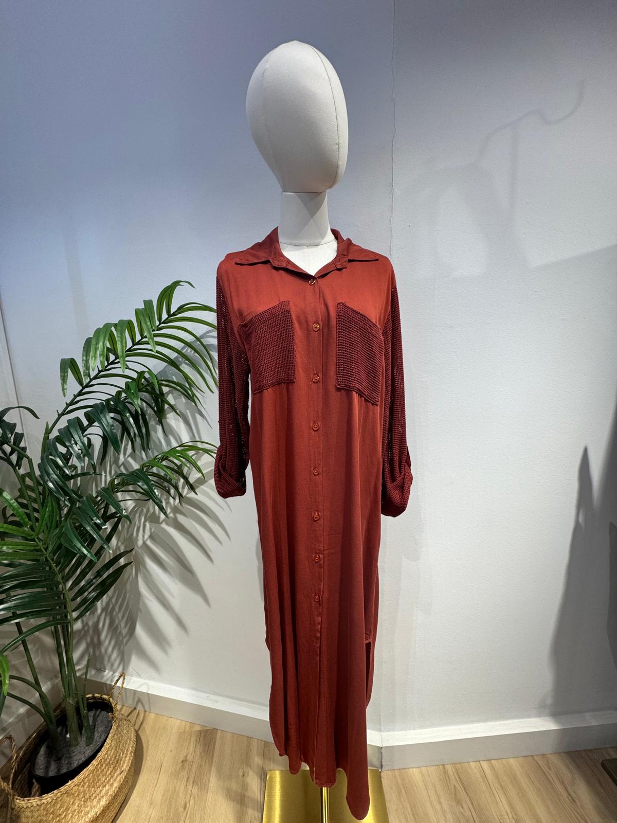 Vestido camisero caldera