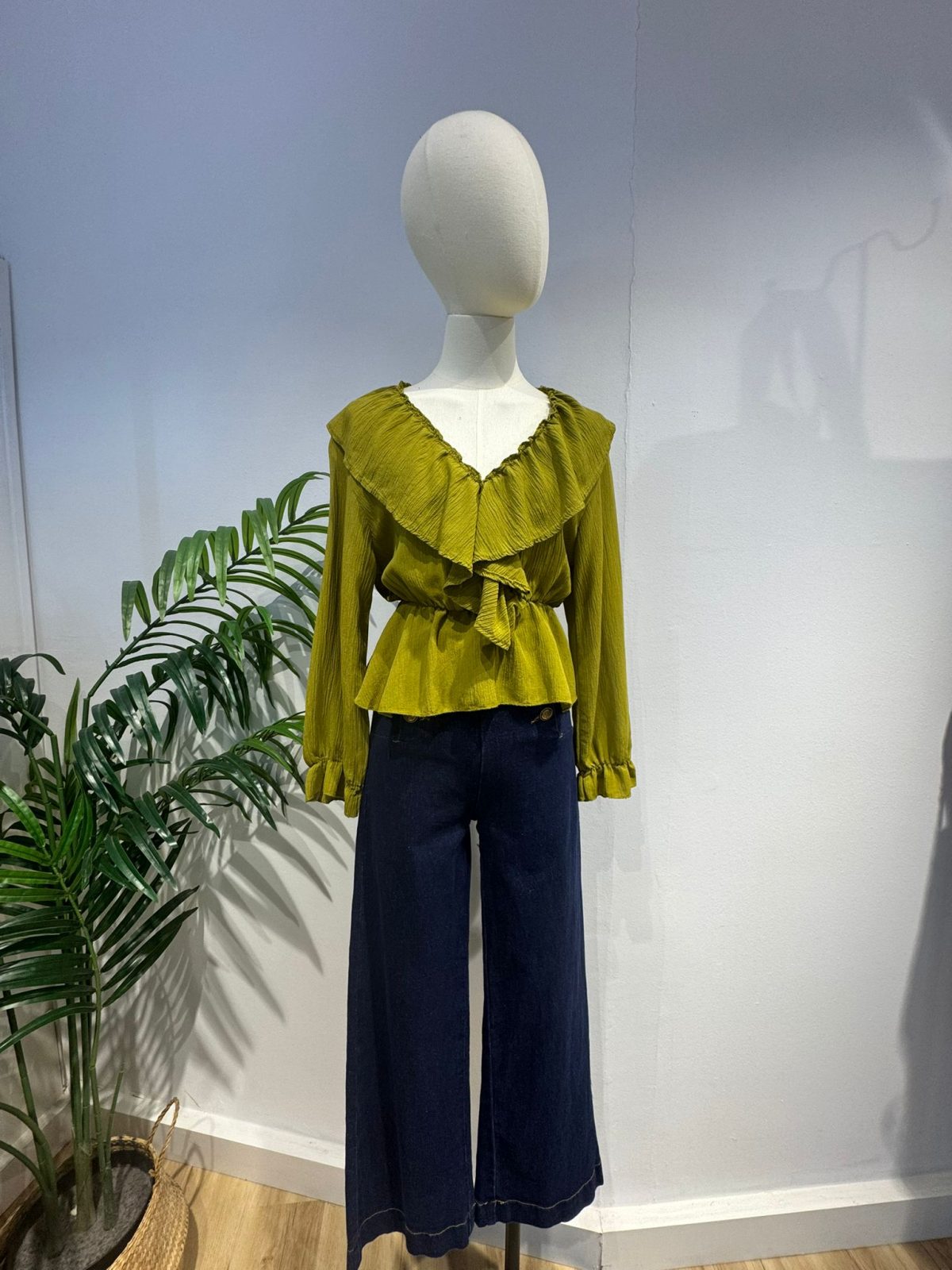 Blusa volantes