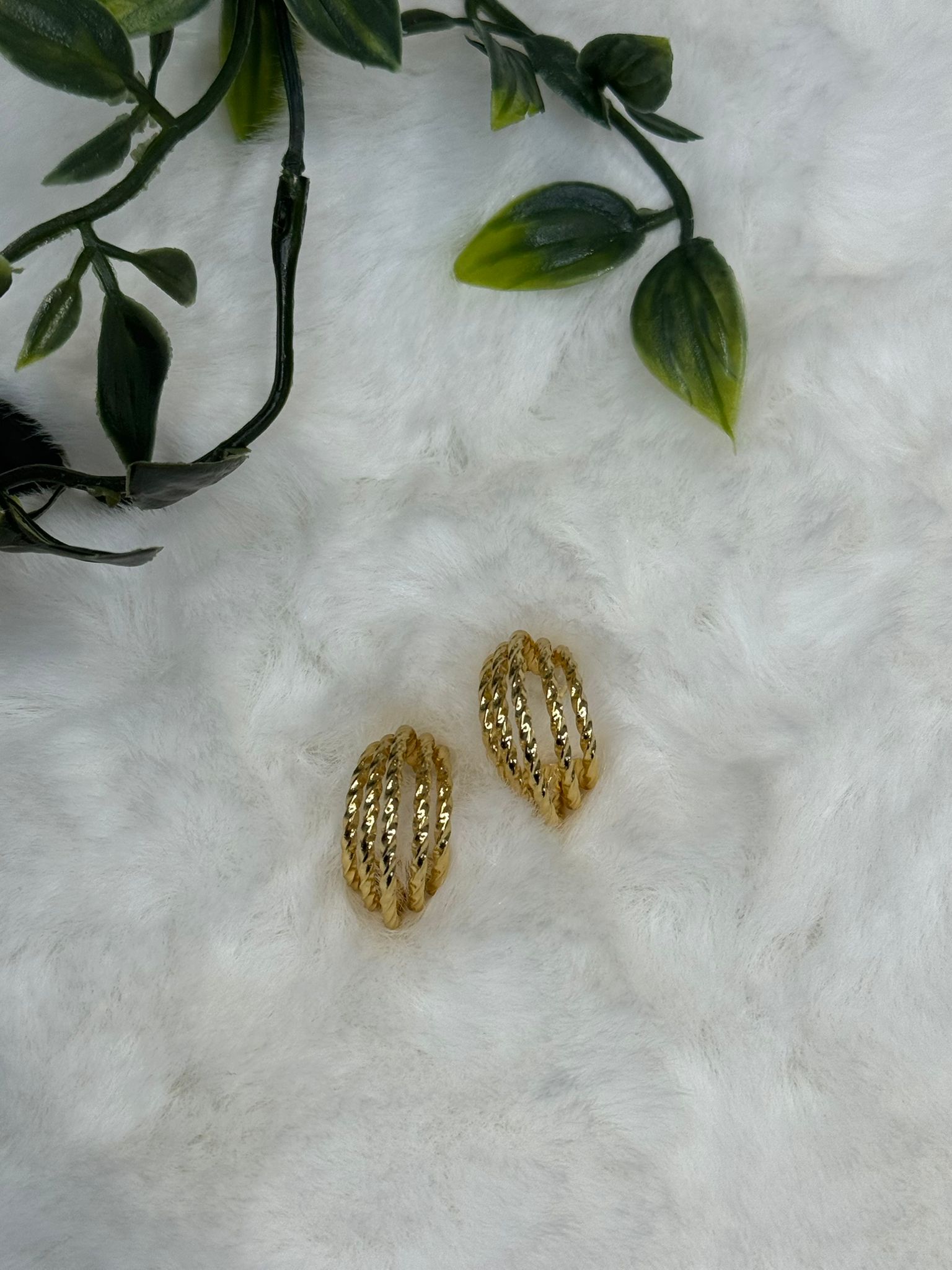 Pendiente acero triple trenzado