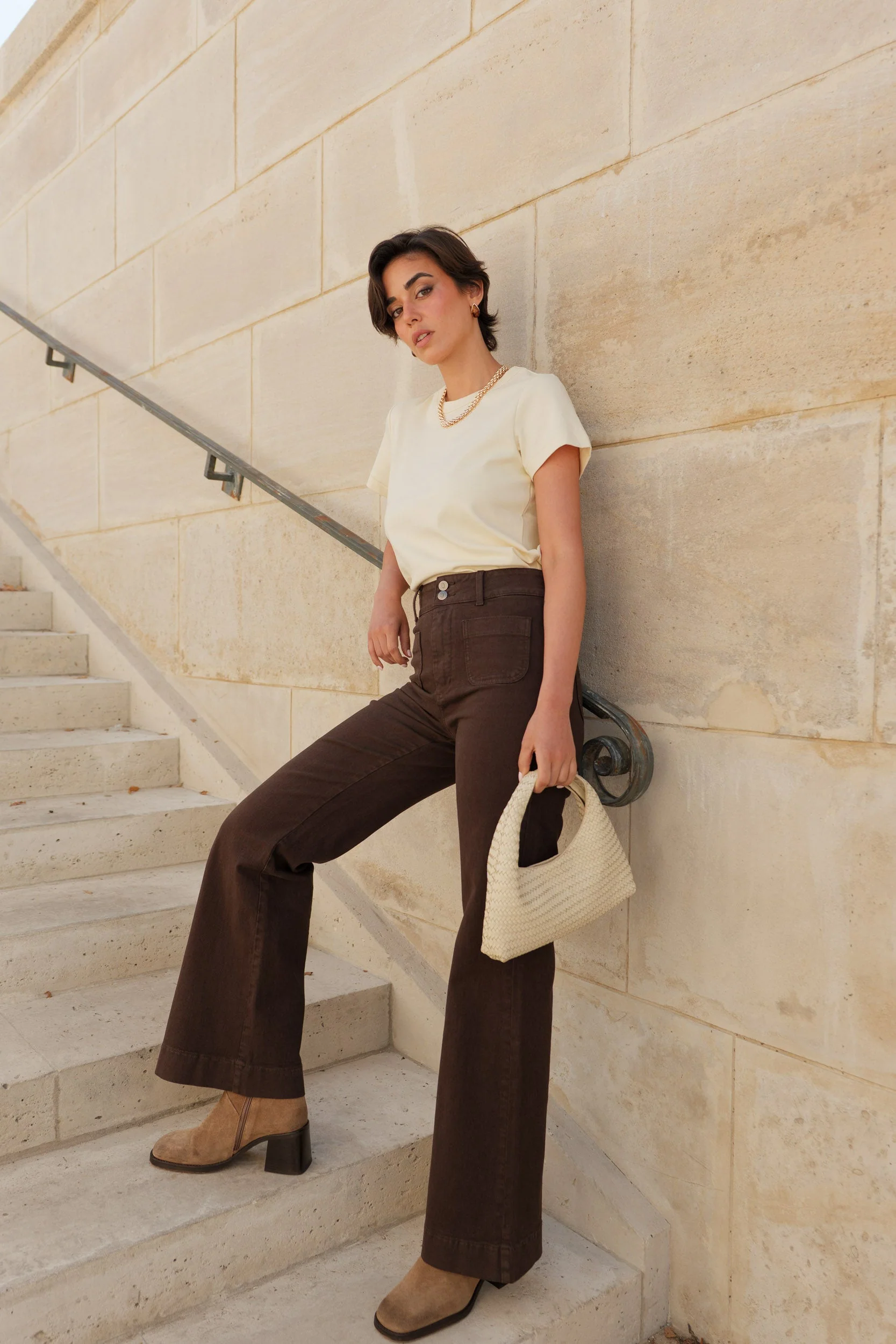 Pantalón Helena Chocolate