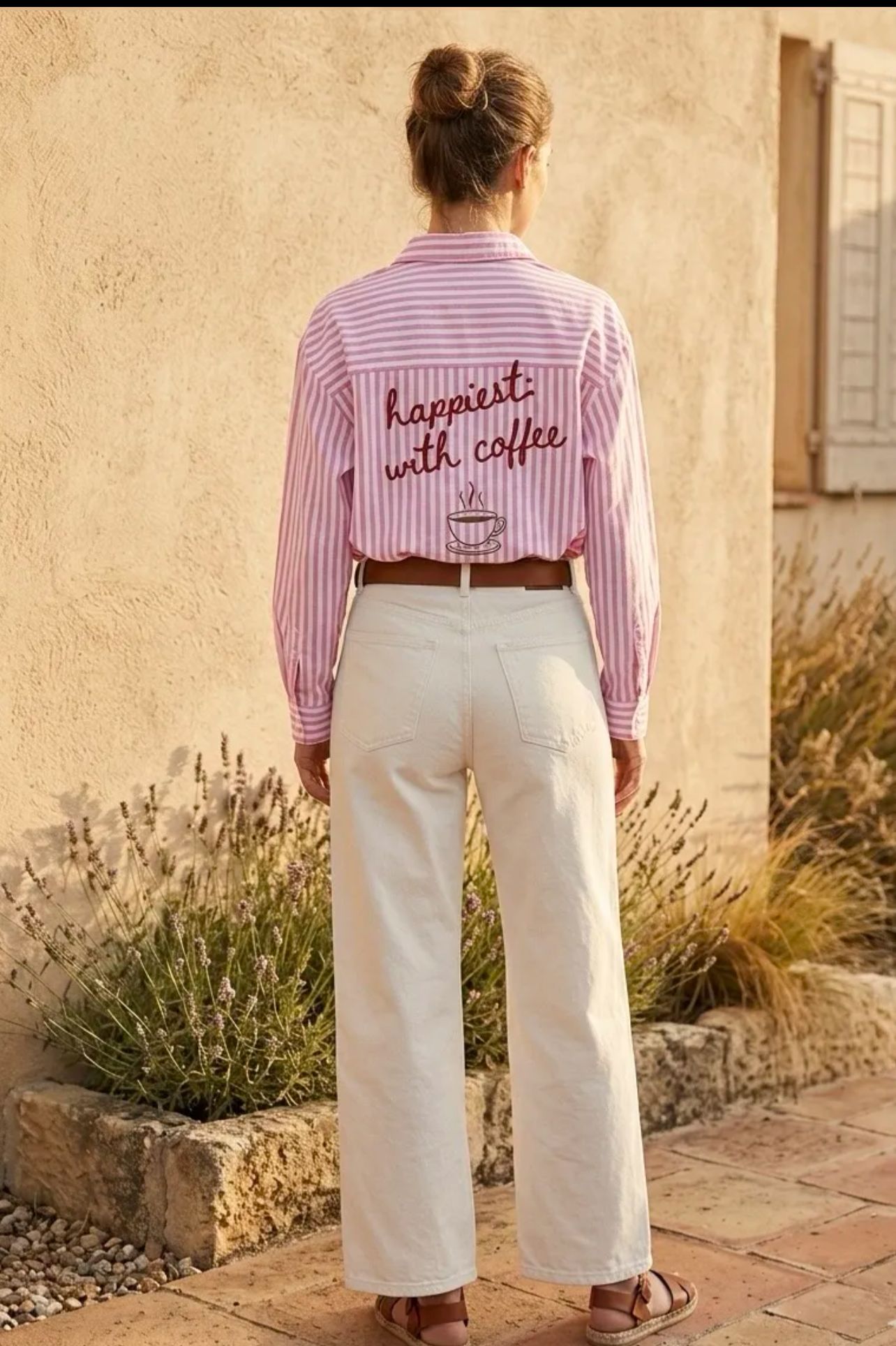 Camisa Happiest with coffe