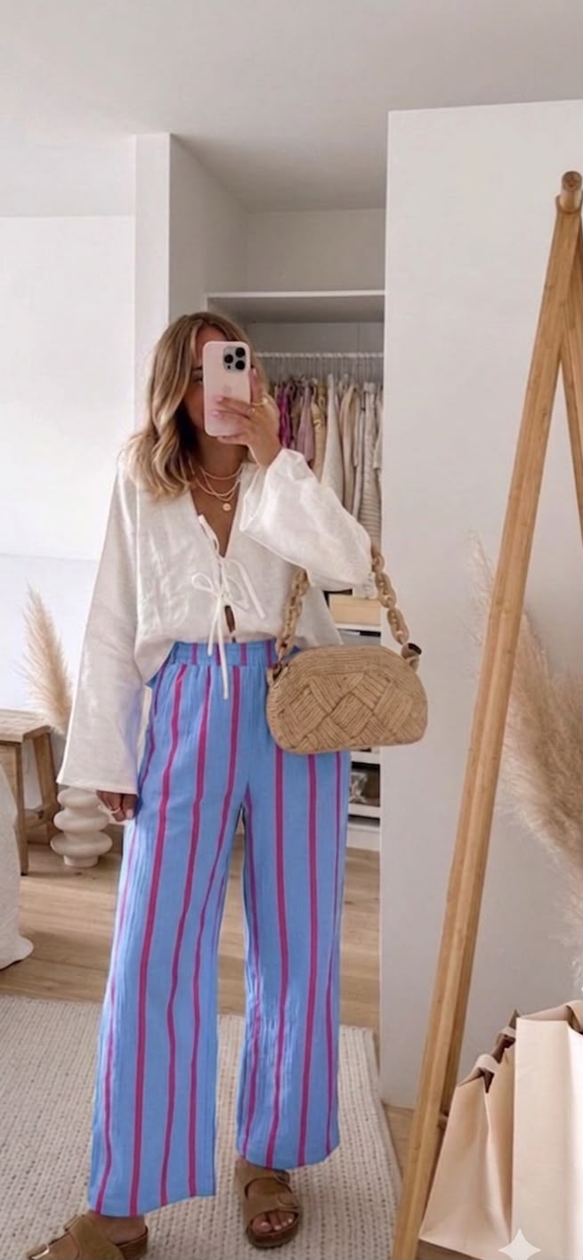 pantalón candy azul