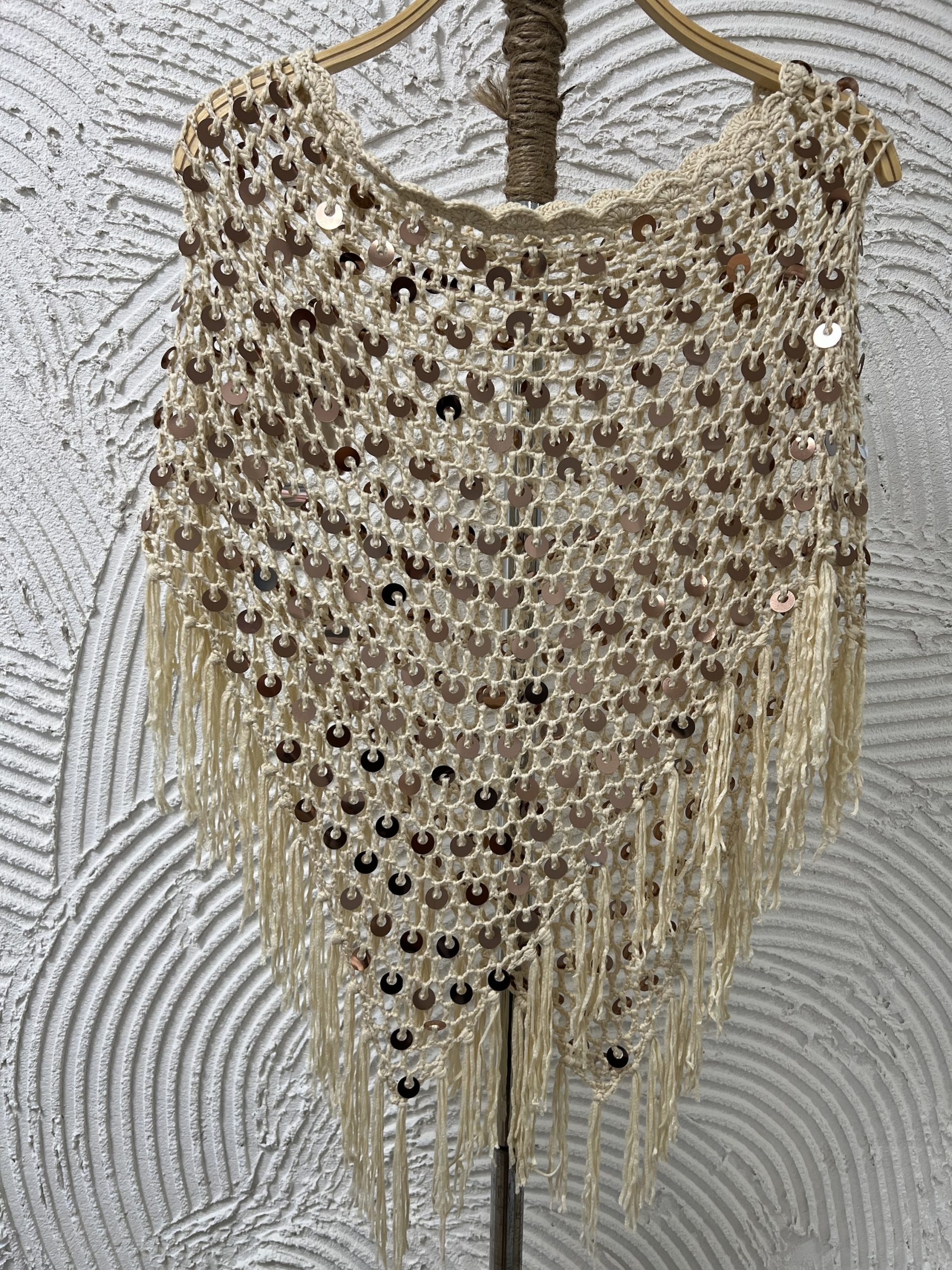 Poncho lentejuelas